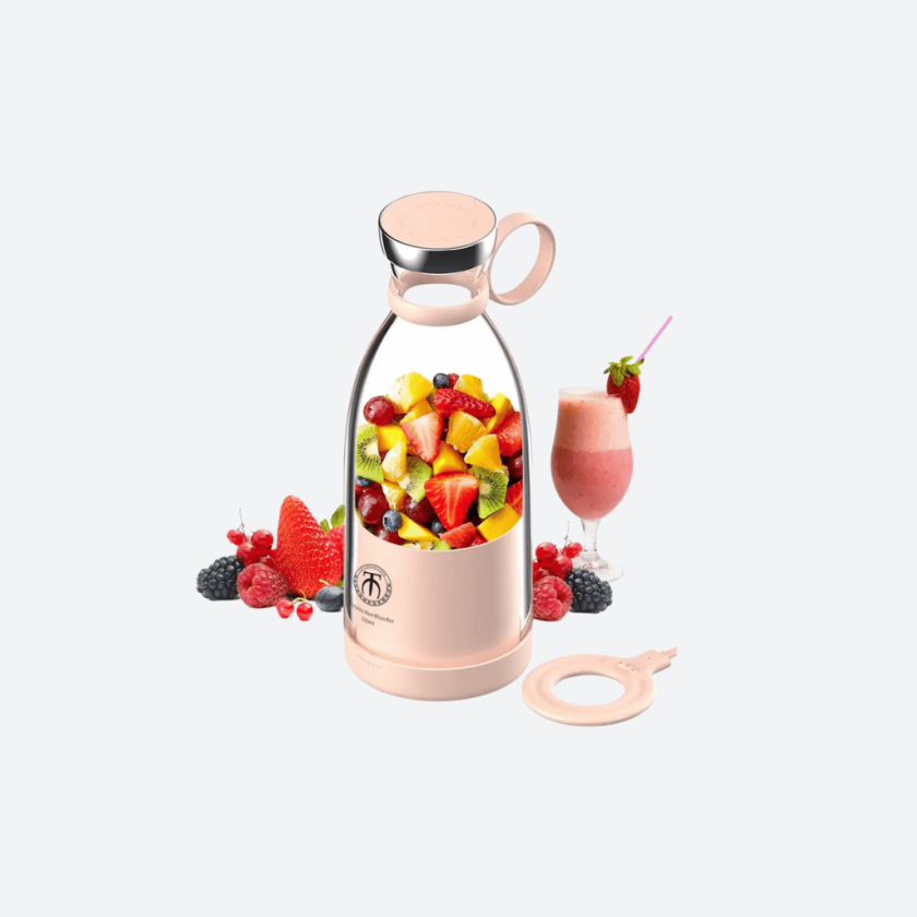 Bärbar Mini Blender Rosa